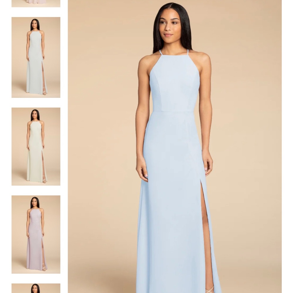 Hayley Paige style 5918 color oasis size 0 NWT